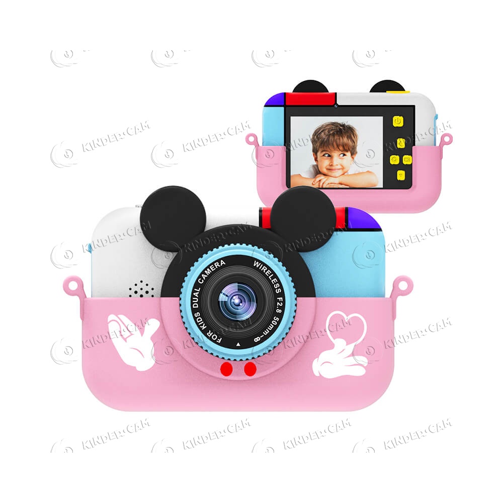 Купить детский фотоаппарат Mickey Mouse (розовый) в Хабаровске, цена 3010  руб в «Kinder-Cam»