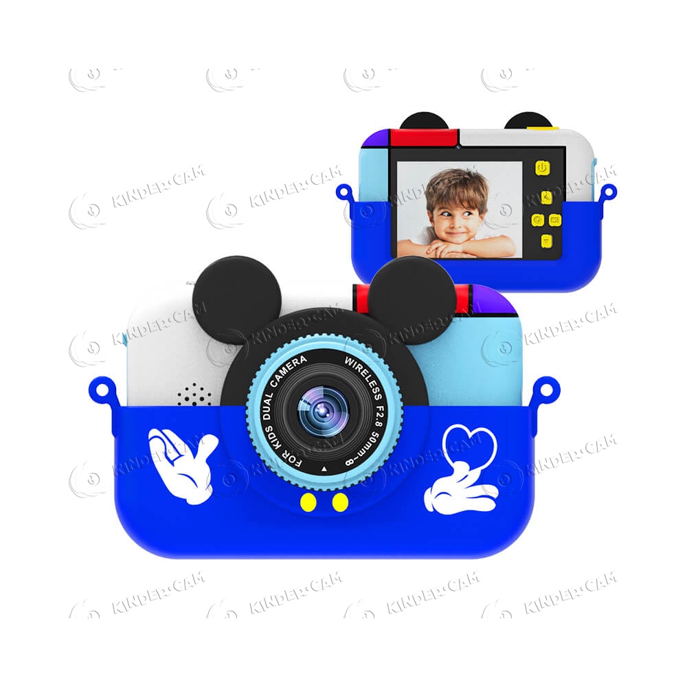 Купить детский фотоаппарат Mickey Mouse (синий) в Хабаровске, цена 2790 руб  в «Kinder-Cam»